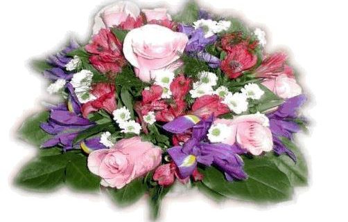 Ein Blumenstrauß als Dankeschön